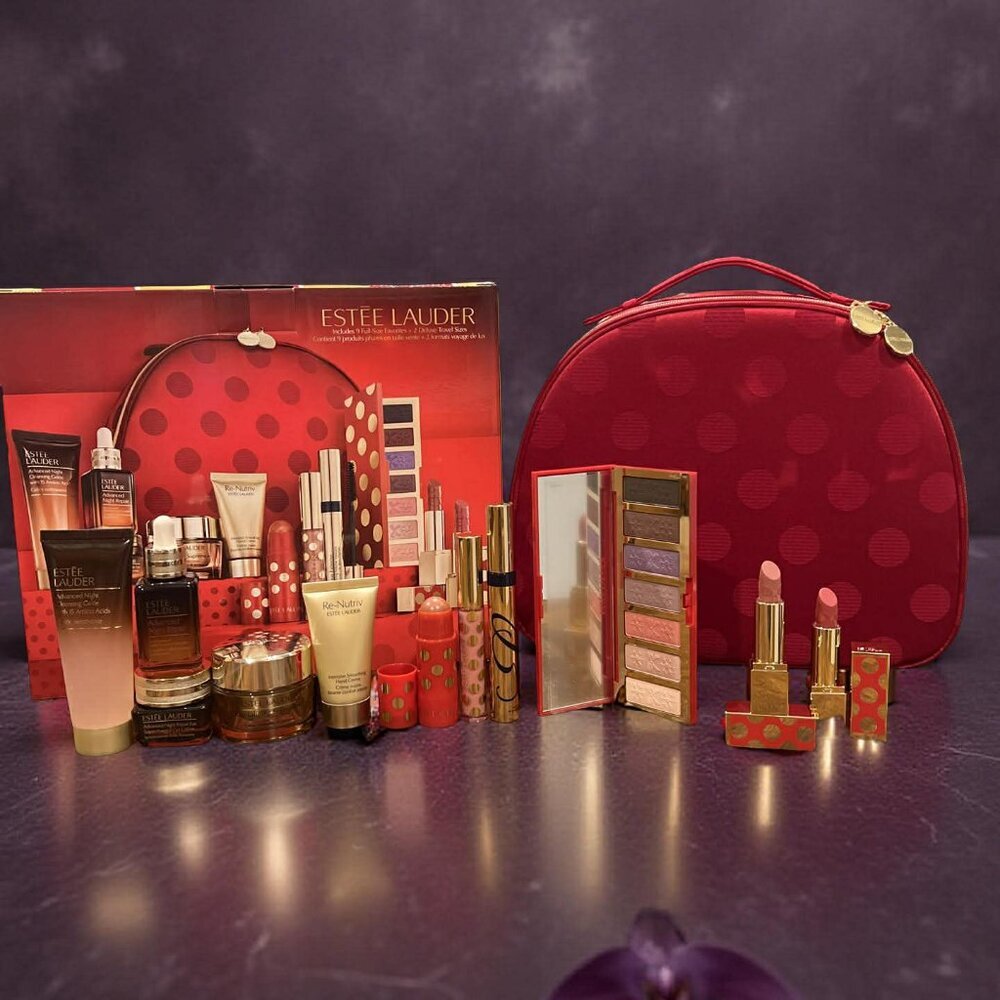 Estée Lauder 12-Pc. Glam Holiday Blockbuster Beauty Gift Set with 9 Full-Size